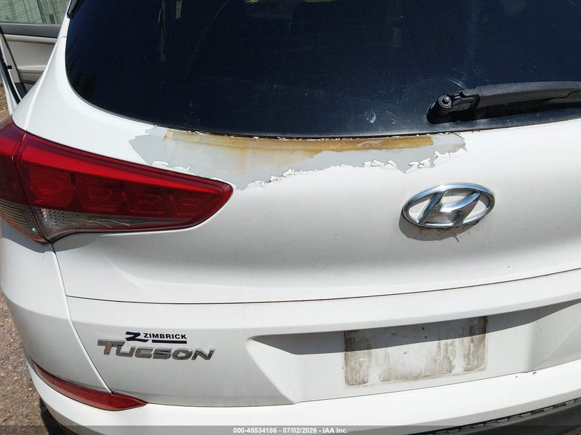 2018 Hyundai Tucson VIN KM8J3CA47JU708248 IAAI salvage auction — NORMAL WEAR, Salvage Title, sold $400 on 2026-07-29 (photo 6)