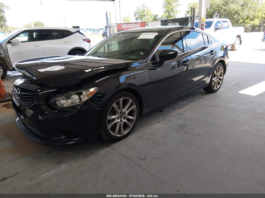 2016 Mazda 6 VIN JM1GJ1V51G1464862 IAAI salvage auction — FRONT END, Rebuildable (Florida), sold $650 on 2026-07-22 (photo 2)
