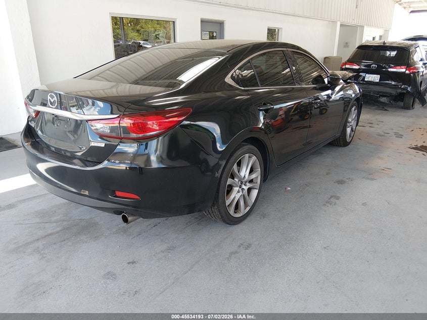 2016 Mazda 6 VIN JM1GJ1V51G1464862 IAAI salvage auction — FRONT END, Rebuildable (Florida), sold $650 on 2026-07-22 (photo 4)