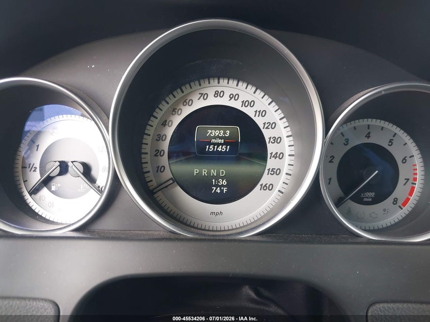 2014 Mercedes-benz C-klasse VIN WDDGF4HBXEA963473 IAAI salvage auction — FRONT END, Salvage Title, sold $1,325 on 2026-07-22 (photo 7)
