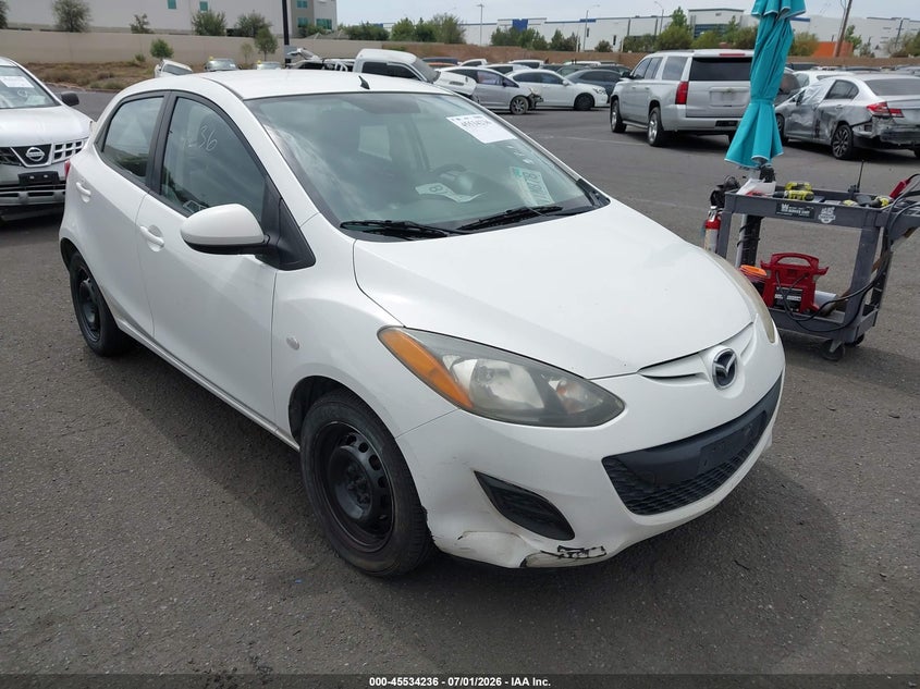 2014 Mazda 2 VIN JM1DE1KY4E0186533 IAAI salvage auction — REAR END, Salvage Certificate (California), sold $25 on 2026-07-24 (photo 1)