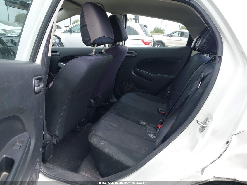 2014 Mazda 2 VIN JM1DE1KY4E0186533 IAAI salvage auction — REAR END, Salvage Certificate (California), sold $25 on 2026-07-24 (photo 8)