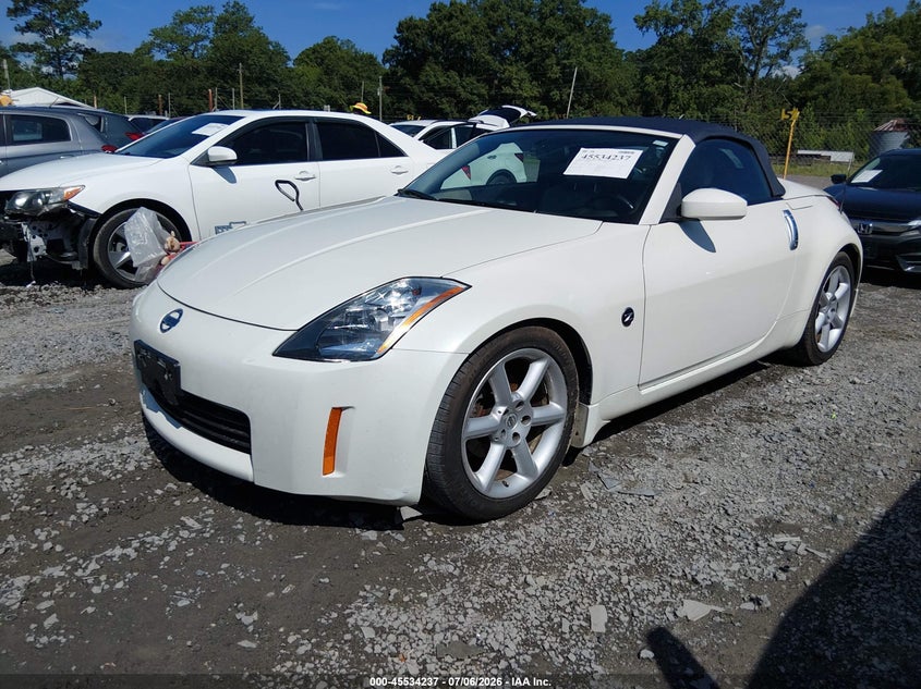 2005 Nissan 350z VIN JN1AZ36A95M750009 IAAI salvage auction — RIGHT FRONT, Clear (South Carolina), sold $6,600 on 2026-07-14 (photo 2)