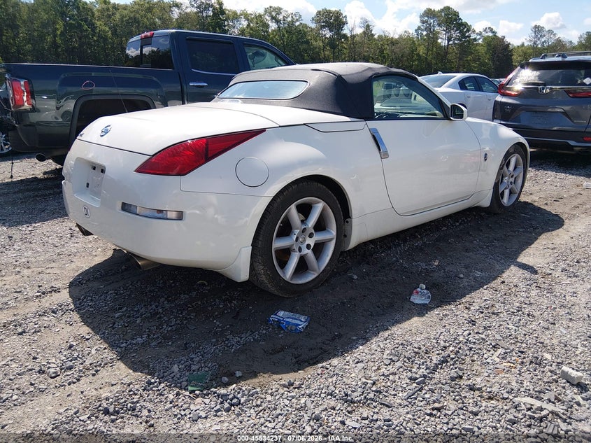 2005 Nissan 350z VIN JN1AZ36A95M750009 IAAI salvage auction — RIGHT FRONT, Clear (South Carolina), sold $6,600 on 2026-07-14 (photo 4)
