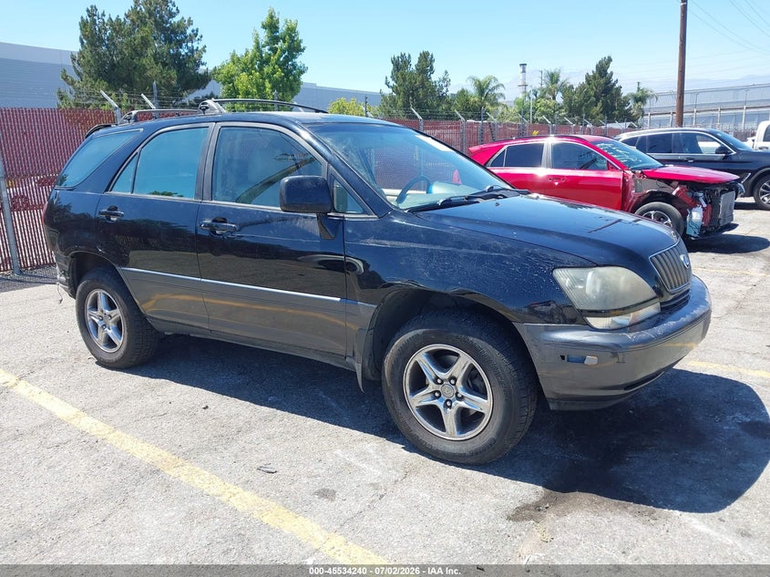 1999 Lexus Rx 300 VIN JT6HF10U1X0085183 IAAI salvage auction — REAR END, Salvage (California), sold $650 on 2026-07-16 (photo 1)