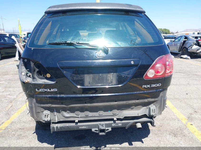1999 Lexus Rx 300 VIN JT6HF10U1X0085183 IAAI salvage auction — REAR END, Salvage (California), sold $650 on 2026-07-16 (photo 6)