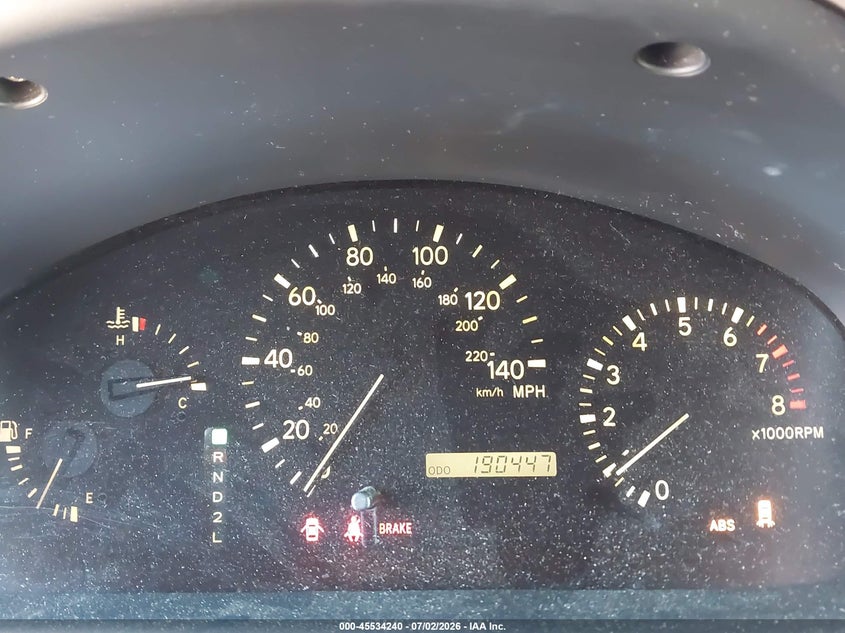 1999 Lexus Rx 300 VIN JT6HF10U1X0085183 IAAI salvage auction — REAR END, Salvage (California), sold $650 on 2026-07-16 (photo 7)