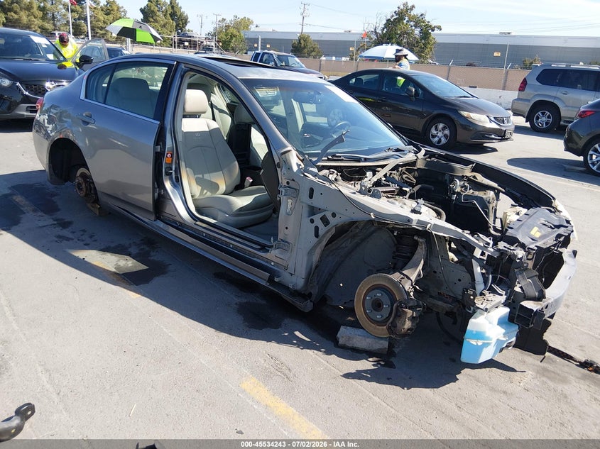 2008 Infiniti G35 VIN JNKBV61E18M226980 IAAI salvage auction — FRONT END, Salvage (California), sold $200 on 2026-07-20 (photo 1)