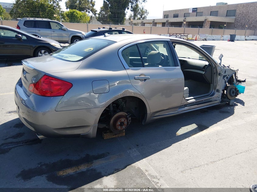 2008 Infiniti G35 VIN JNKBV61E18M226980 IAAI salvage auction — FRONT END, Salvage (California), sold $200 on 2026-07-20 (photo 4)