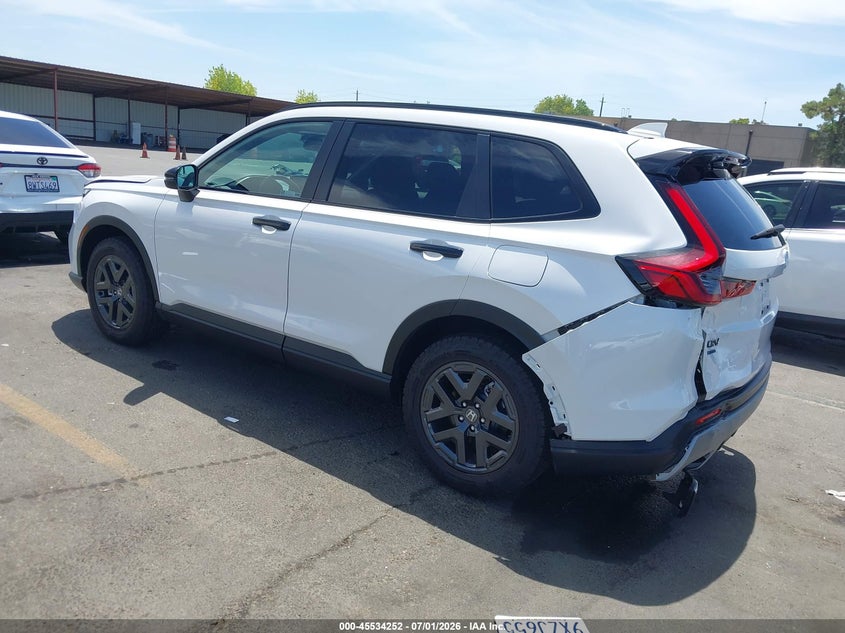 2026 Honda Cr-v VIN 7FARS6H62TE053760 IAAI salvage auction — REAR END, Salvage Title, sold $50 on 2026-07-29 (photo 3)