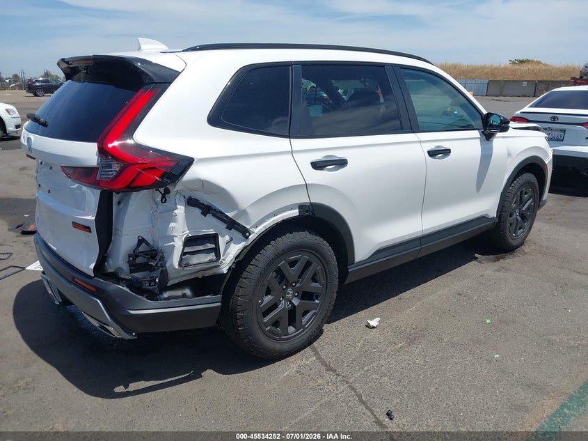 2026 Honda Cr-v VIN 7FARS6H62TE053760 IAAI salvage auction — REAR END, Salvage Title, sold $50 on 2026-07-29 (photo 4)