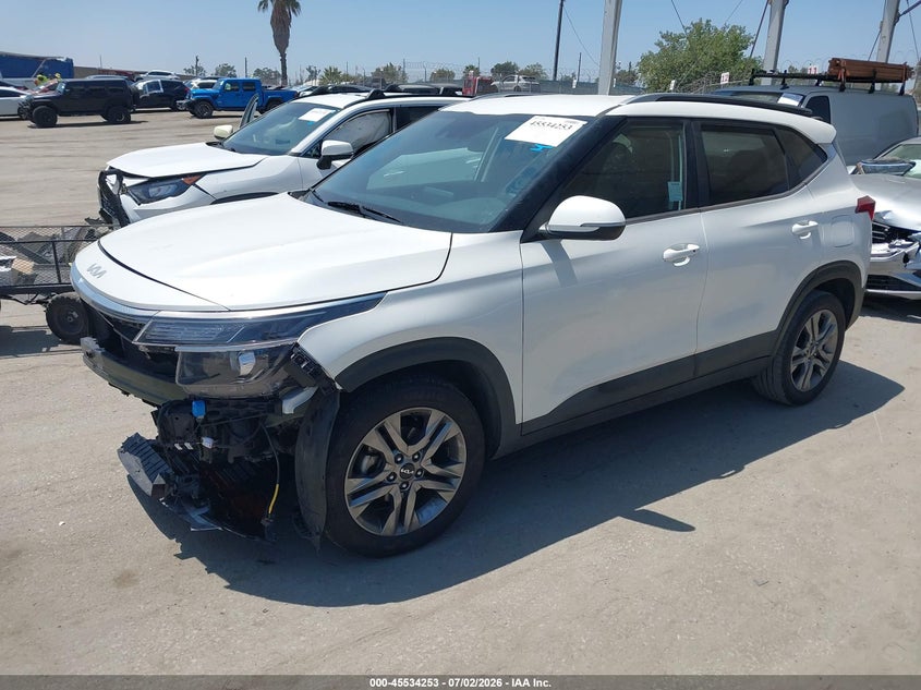 2023 Kia Seltos VIN KNDEU2AA9P7414442 IAAI salvage auction — FRONT END, Salvage Title, sold $6,000 on 2026-07-29 (photo 2)