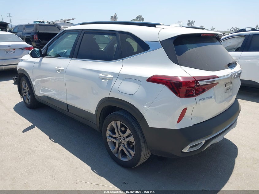 2023 Kia Seltos VIN KNDEU2AA9P7414442 IAAI salvage auction — FRONT END, Salvage Title, sold $6,000 on 2026-07-29 (photo 3)