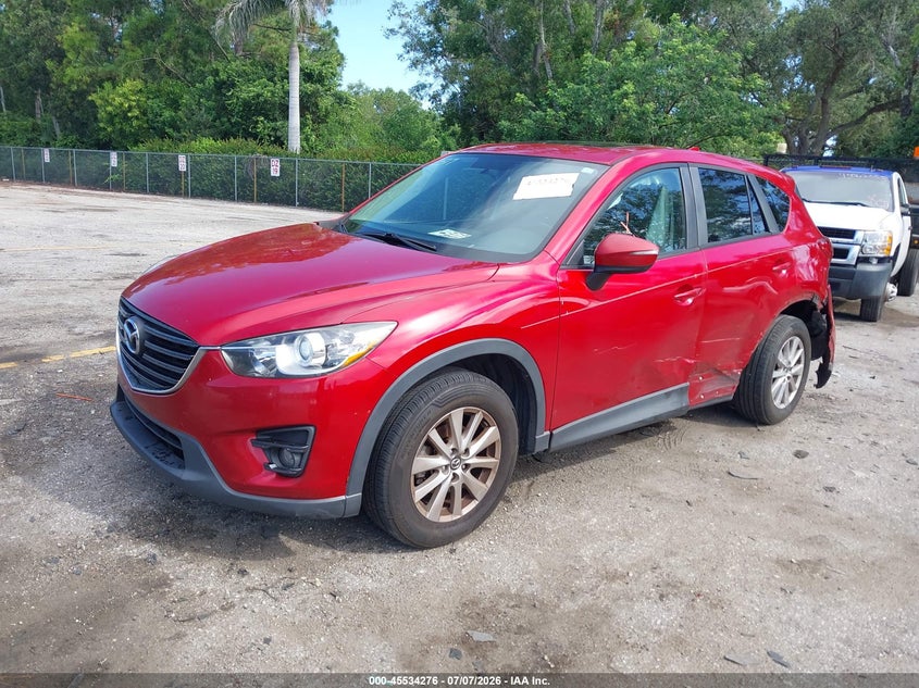 2016 Mazda Cx-5 VIN JM3KE2CY9G0852517 IAAI salvage auction — REAR END, Rebuildable (Florida), sold $2,350 on 2026-07-29 (photo 2)