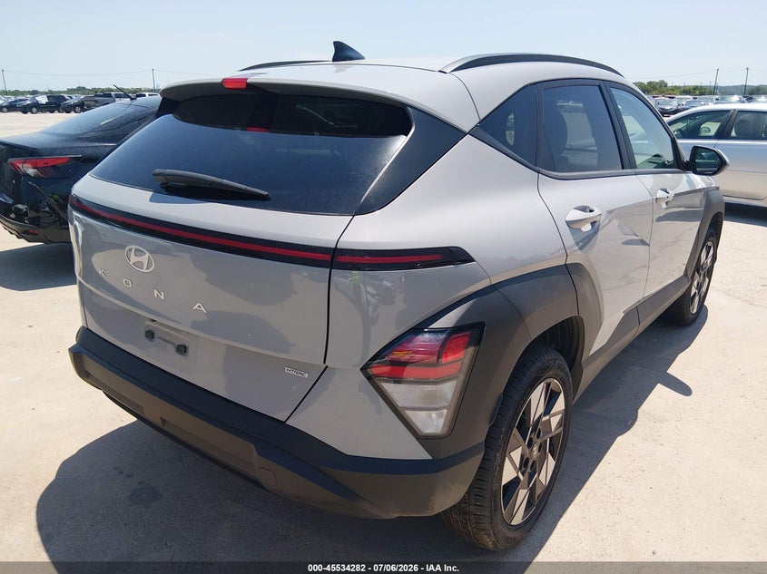 2025 Hyundai Kona VIN KM8HBCAB7SU309132 IAAI salvage auction — ENGINE DAMAGE, Enterprise Vehicles Clear Only (New Mexico), sold $14,200 on 2026-07-09 (photo 4)
