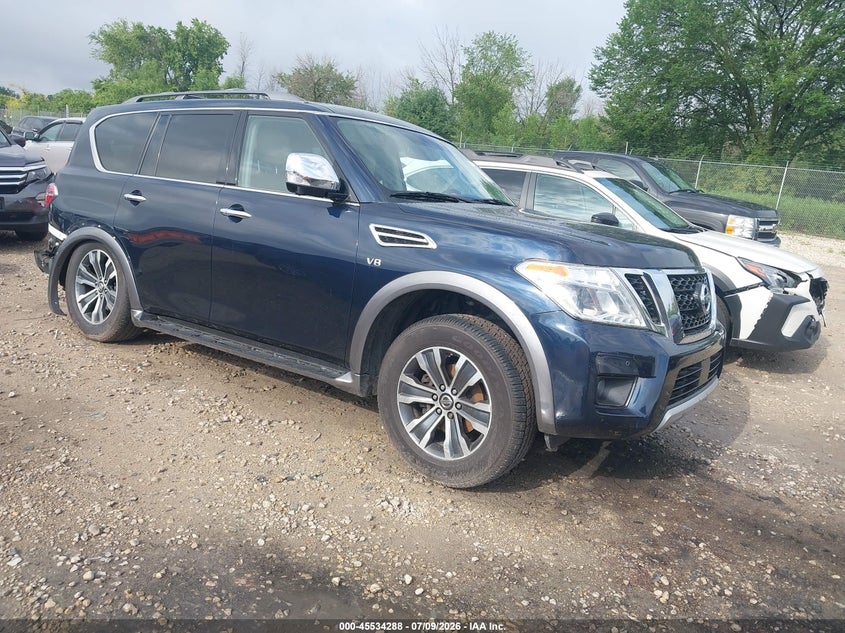 2018 Nissan Armada VIN JN8AY2NC9JX500604 — IAAI salvage auction photo