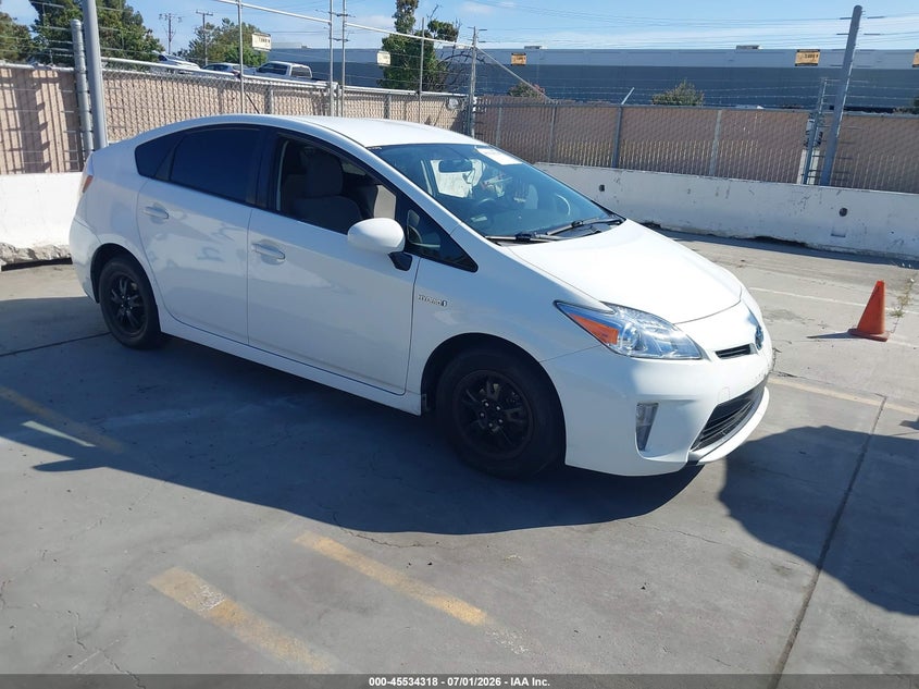 2013 Toyota Prius VIN JTDKN3DU2D5602464 IAAI salvage auction — NORMAL WEAR, Clear - Dealer Only (California), sold $1,875 on 2026-07-29 (photo 1)