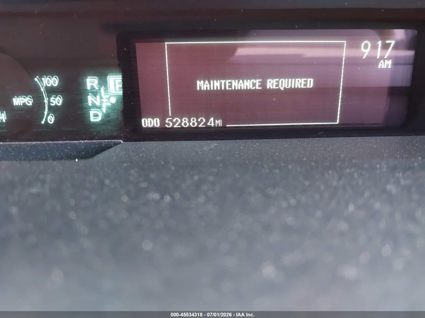 2013 Toyota Prius VIN JTDKN3DU2D5602464 IAAI salvage auction — NORMAL WEAR, Clear - Dealer Only (California), sold $1,875 on 2026-07-29 (photo 7)