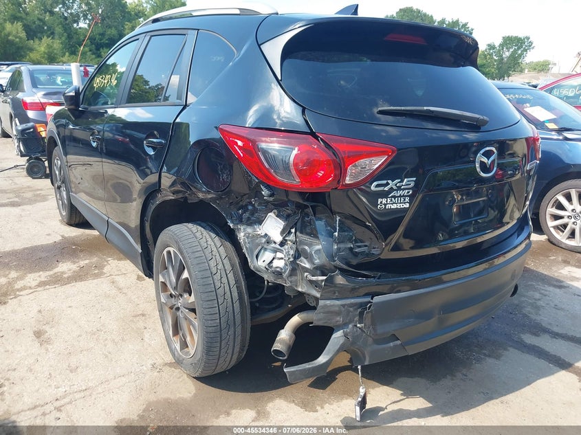 2016 Mazda Cx-5 VIN JM3KE4DYXG0810626 IAAI salvage auction — REAR END, Salvage Title, sold $2,700 on 2026-07-31 (photo 6)