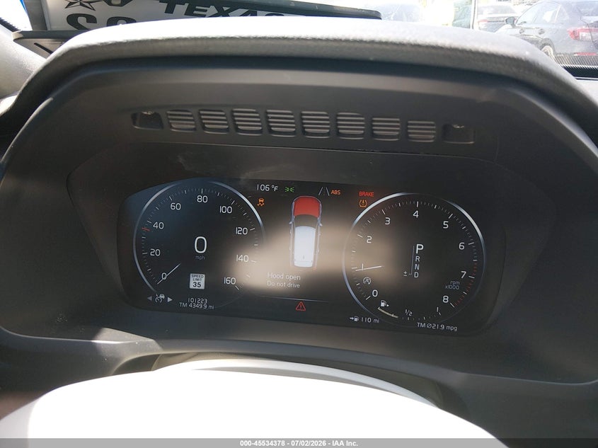 2017 Volvo Xc90 VIN YV4A22PL3H1187618 IAAI salvage auction — FRONT END, Salvage (Texas), sold $7,100 on 2026-09-01 (photo 7)
