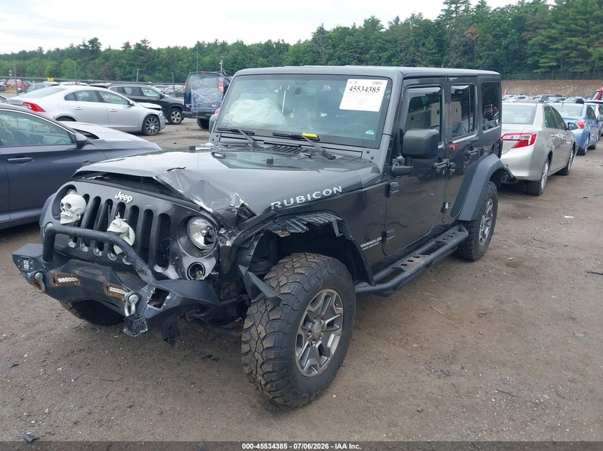 2016 Jeep Wrangler / VIN 1C4BJWFG0GL347768 IAAI salvage auction — FRONT END, Clear (Massachusetts), sold $3,250 on 2026-07-19 (photo 2)