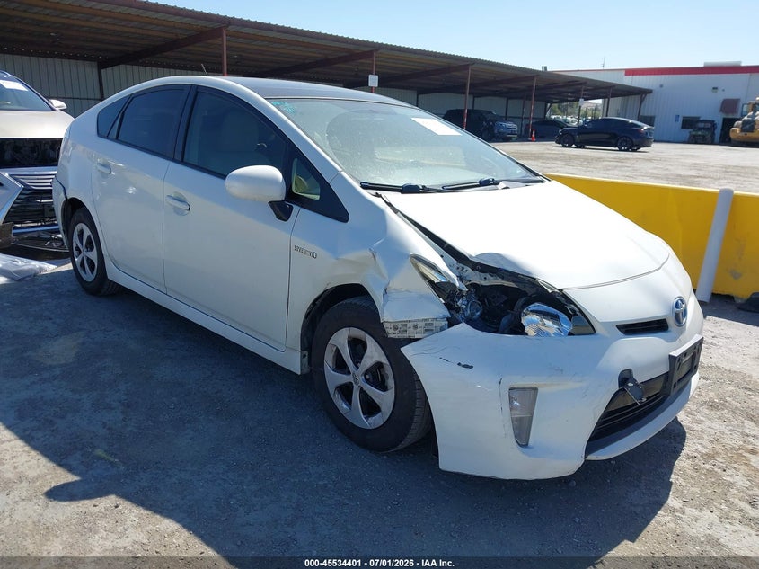 2014 Toyota Prius VIN JTDKN3DU3E1826383 IAAI salvage auction — FRONT & REAR, Salvage Title, sold $2,350 on 2026-07-30 (photo 1)