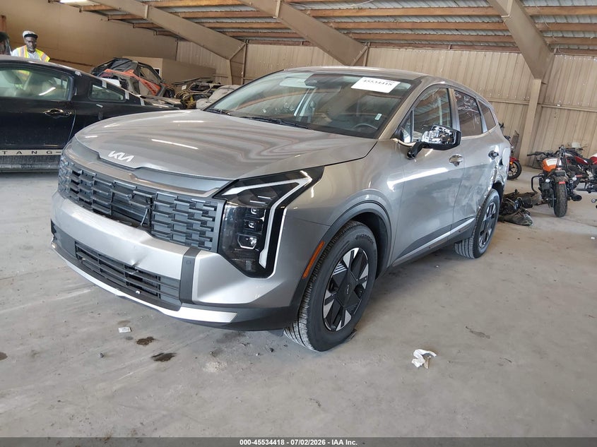 2026 Kia Sportage VIN KNDPU3DG9T7314818 IAAI salvage auction — LEFT SIDE, Clear (Florida), sold $19,050 on 2026-07-14 (photo 2)