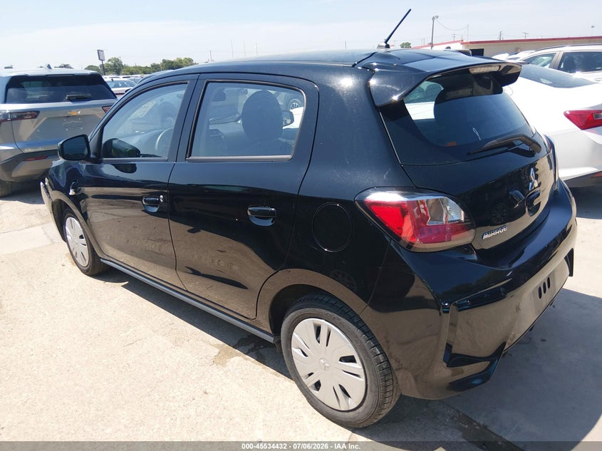 2024 Mitsubishi Mirage VIN ML32AUHJ6RH029921 IAAI salvage auction — FRONT END, Enterprise Vehicles Clear Only (Florida), sold $7,500 on 2026-07-13 (photo 3)
