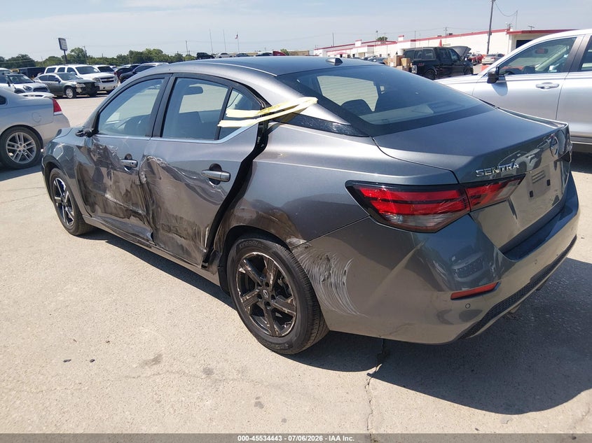 2025 Nissan Sentra VIN 3N1AB8CV2SY358264 IAAI salvage auction — SIDE, Enterprise Vehicles Clear Only (Maryland), sold $6,500 on 2026-07-09 (photo 3)