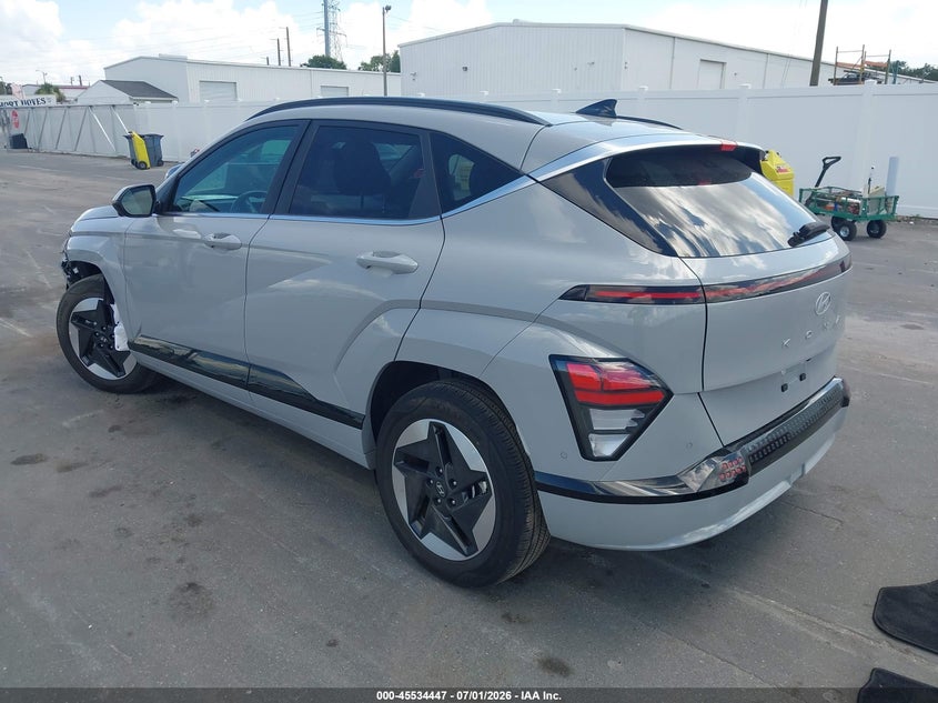 2025 Hyundai Kona VIN KM8HE3A66SU025890 IAAI salvage auction — SIDE, Salvage Title, sold $8,200 on 2026-08-02 (photo 3)