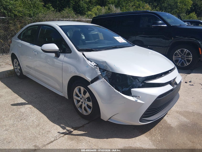 2025 Toyota Corolla VIN 5YFB4MDE5SP267072 IAAI salvage auction — RIGHT FRONT, Enterprise Vehicles Clear Only (Florida), sold $12,600 on 2026-07-20 (photo 1)