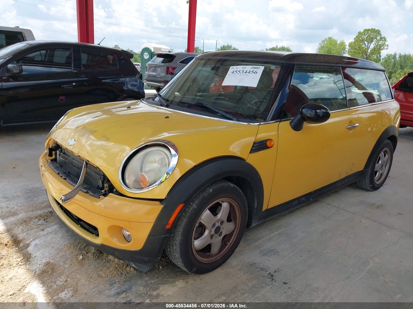 2009 Mini Clubman VIN WMWML335X9TX34641 IAAI salvage auction — FRONT END, Rebuildable (Florida), sold $25 on 2026-07-21 (photo 2)