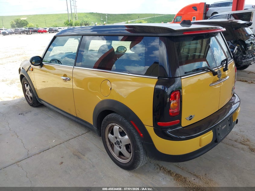 2009 Mini Clubman VIN WMWML335X9TX34641 IAAI salvage auction — FRONT END, Rebuildable (Florida), sold $25 on 2026-07-21 (photo 3)