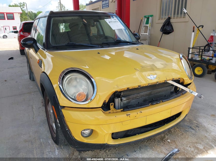 2009 Mini Clubman VIN WMWML335X9TX34641 IAAI salvage auction — FRONT END, Rebuildable (Florida), sold $25 on 2026-07-21 (photo 6)