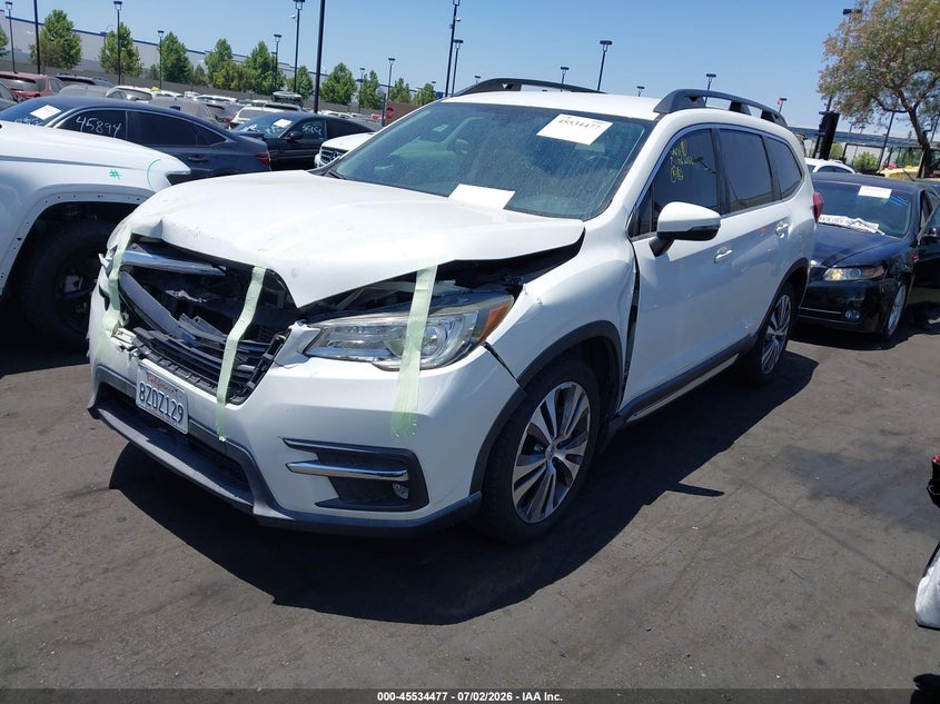 2019 Subaru Ascent VIN 4S4WMAJD7K3420552 IAAI salvage auction — FRONT END, Salvage Title, sold $5,300 on 2026-07-31 (photo 2)