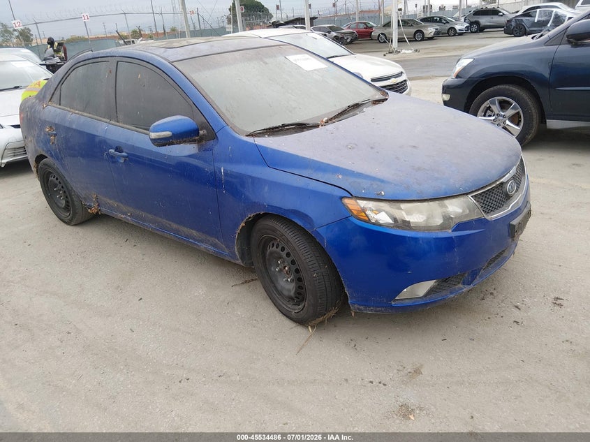 2010 Kia Forte VIN KNAFW4A30A5296602 IAAI salvage auction — NORMAL WEAR, Clear - Dealer Only (California), sold $200 on 2026-07-29 (photo 1)