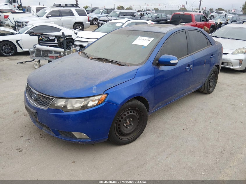 2010 Kia Forte VIN KNAFW4A30A5296602 IAAI salvage auction — NORMAL WEAR, Clear - Dealer Only (California), sold $200 on 2026-07-29 (photo 2)