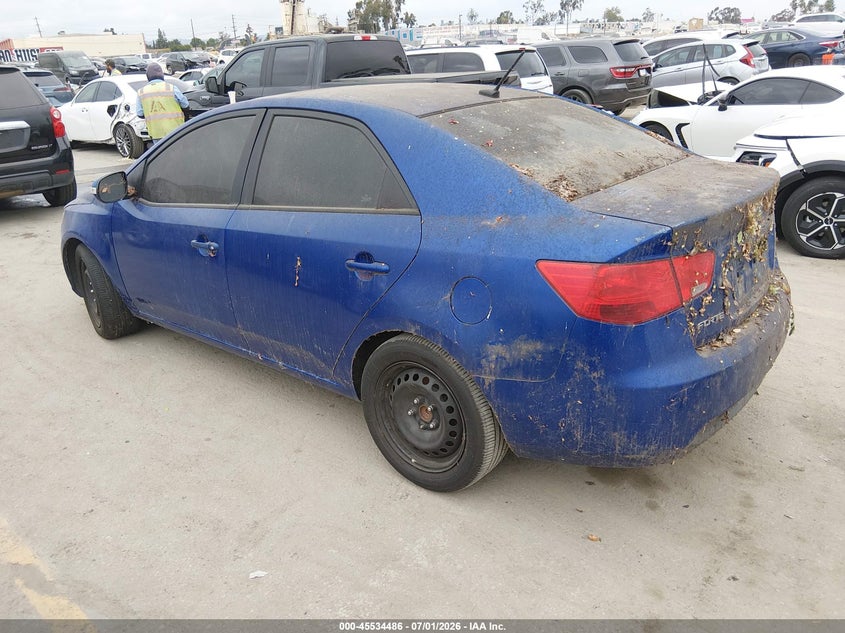 2010 Kia Forte VIN KNAFW4A30A5296602 IAAI salvage auction — NORMAL WEAR, Clear - Dealer Only (California), sold $200 on 2026-07-29 (photo 3)