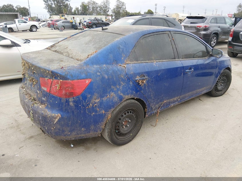 2010 Kia Forte VIN KNAFW4A30A5296602 IAAI salvage auction — NORMAL WEAR, Clear - Dealer Only (California), sold $200 on 2026-07-29 (photo 4)