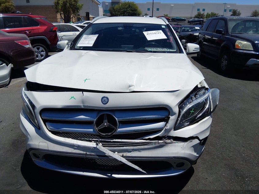2015 Mercedes-benz Gla-klasse VIN WDCTG4GB6FJ088721 IAAI salvage auction — FRONT END, Salvage Title, sold $1,500 on 2026-08-14 (photo 6)