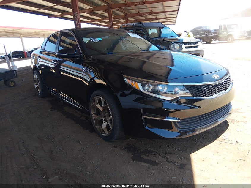 2020 Kia Optima VIN 5XXGT4L31LG403829 IAAI salvage auction — LEFT FRONT, Salvage (Arizona), sold $1,750 on 2026-07-28 (photo 1)