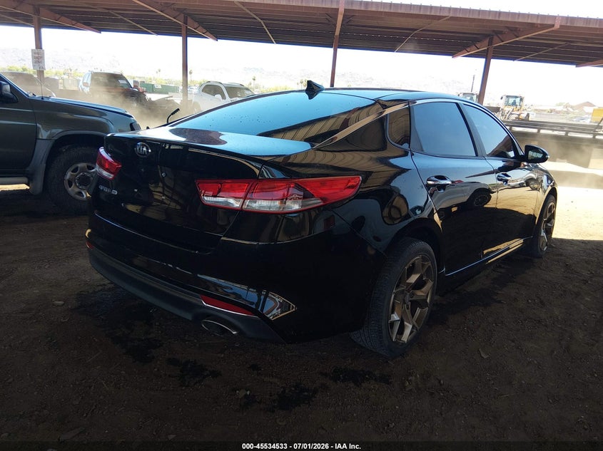 2020 Kia Optima VIN 5XXGT4L31LG403829 IAAI salvage auction — LEFT FRONT, Salvage (Arizona), sold $1,750 on 2026-07-28 (photo 4)