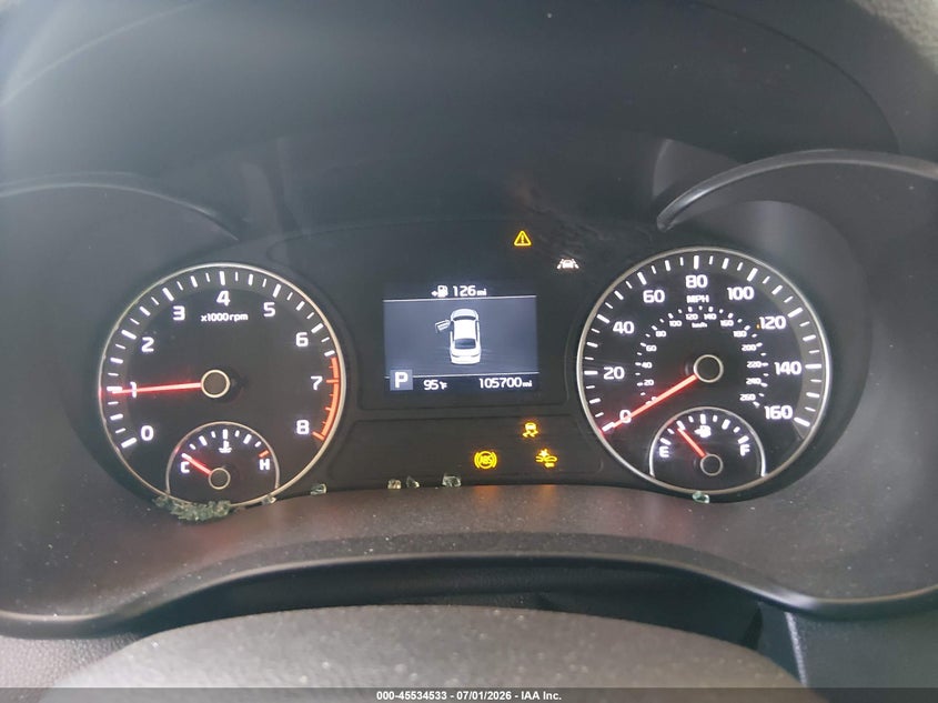 2020 Kia Optima VIN 5XXGT4L31LG403829 IAAI salvage auction — LEFT FRONT, Salvage (Arizona), sold $1,750 on 2026-07-28 (photo 7)