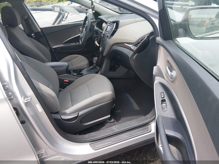2018 Hyundai Santa fe VIN 5XYZT3LB8JG541113 IAAI salvage auction — LEFT REAR, Salvage Title, sold $2,450 on 2026-07-27 (photo 5)
