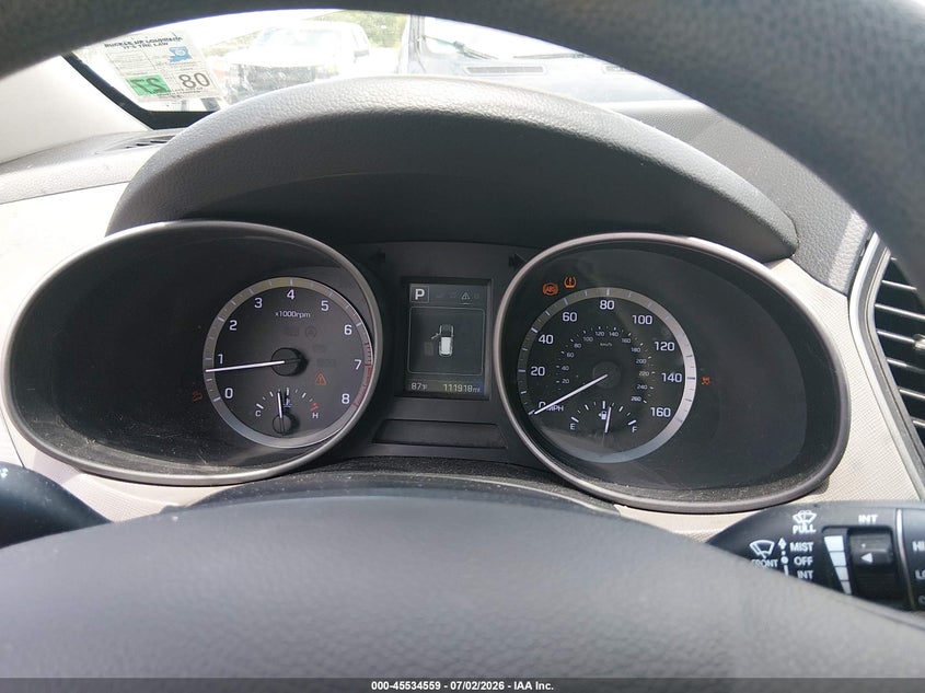 2018 Hyundai Santa fe VIN 5XYZT3LB8JG541113 IAAI salvage auction — LEFT REAR, Salvage Title, sold $2,450 on 2026-07-27 (photo 7)