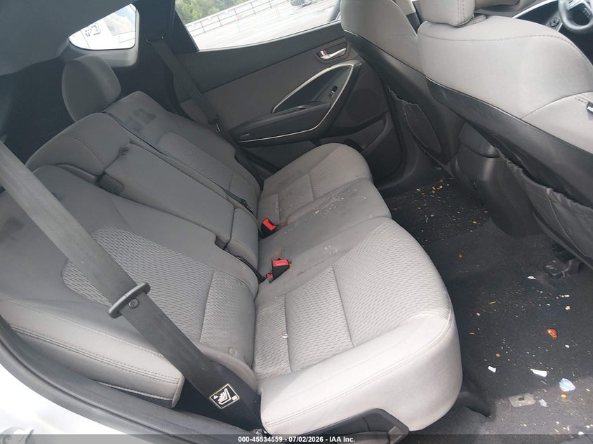 2018 Hyundai Santa fe VIN 5XYZT3LB8JG541113 IAAI salvage auction — LEFT REAR, Salvage Title, sold $2,450 on 2026-07-27 (photo 8)