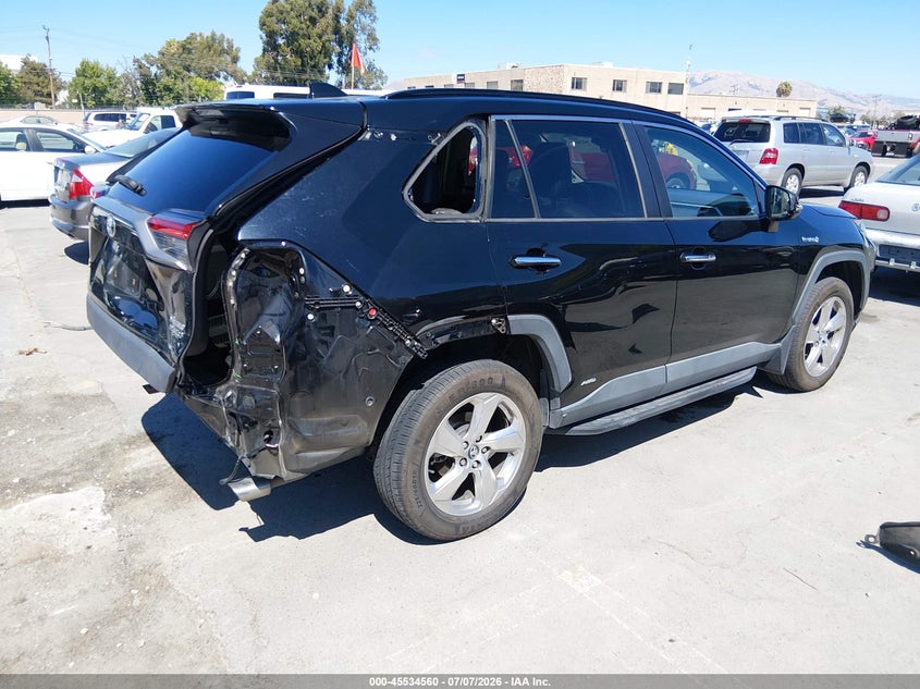 2020 Toyota Rav 4 VIN 4T3DWRFV5LU004729 IAAI salvage auction — REAR END, Salvage Title, sold $12,900 on 2026-07-31 (photo 4)