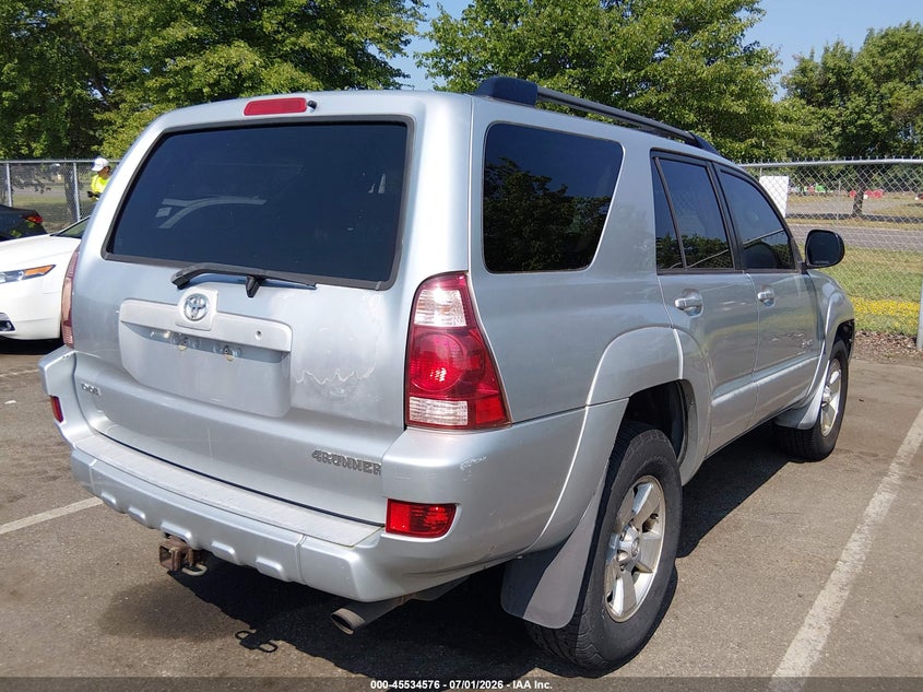 2004 Toyota 4runner VIN JTEBU14R140052234 IAAI salvage auction — NORMAL WEAR, Clear (New Jersey), sold $1,950 on 2026-07-13 (photo 4)