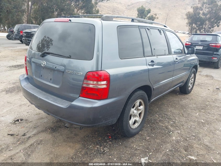 2003 Toyota Highlander VIN JTEGD21A130069883 IAAI salvage auction — NORMAL WEAR, Clear - Dealer Only (California), sold $375 on 2026-07-28 (photo 4)