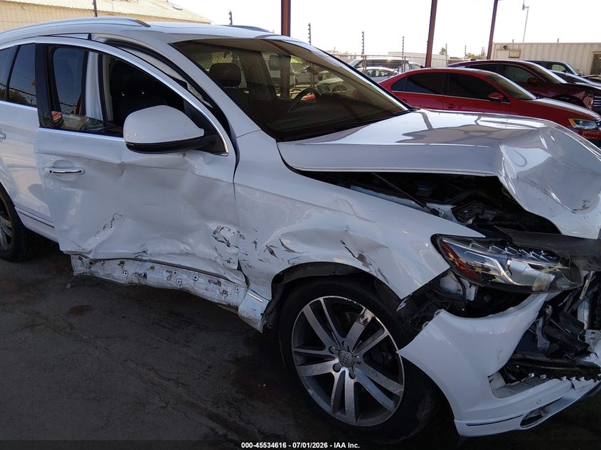 2015 Audi Q7 VIN WA1LGAFE5FD028258 IAAI salvage auction — SIDE, Salvage Title, sold $25 on 2026-07-21 (photo 6)